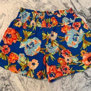 Girls floral shorts